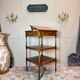 Mahogany desk with stamp of the brita official office