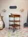 Mahogany desk with stamp of the brita official office