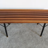 Rosewood bench set with rack Italia 1970s