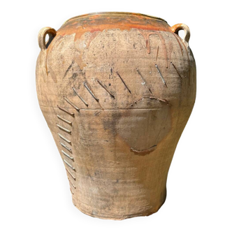 Terracotta pottery jar