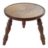 TRIPOD STOOL French oak year 70