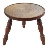 TRIPOD STOOL French oak year 70