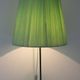 Lampadaire plissé des années 50 avec support.