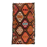 Vintage turc Mini Kilim 108x58 cm laine petit Kelim Runner, shabby Chic