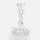 Pair of cristal d'arques candlesticks, maintenon model, 1980s