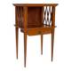 Vintage compass leg bedside table