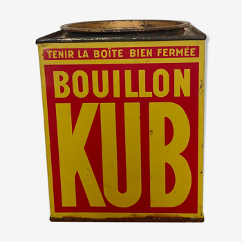 Boîte ancienne bouillon kub