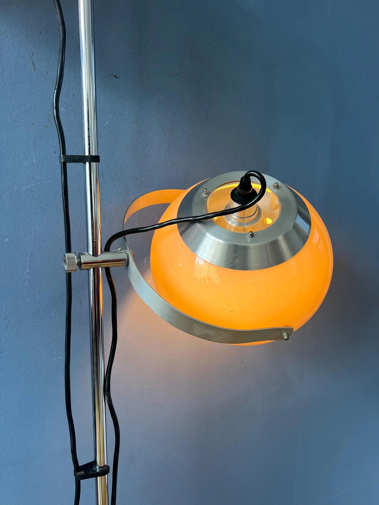 Mid-century space age mushroom floor lamp by Hala