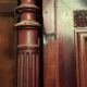 Antique mirror cabinet