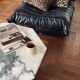 Vintage 70s marble coffee table
