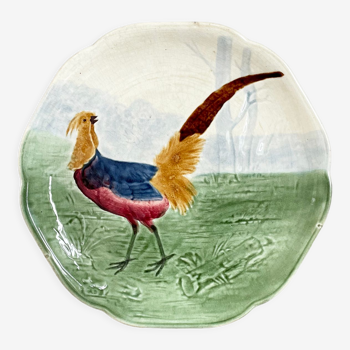 Choisy Le Roi Majolica plate from the 19th century