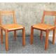Paire de chaises S24 par Pierre Chapo 1960