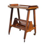Wooden service on wheels