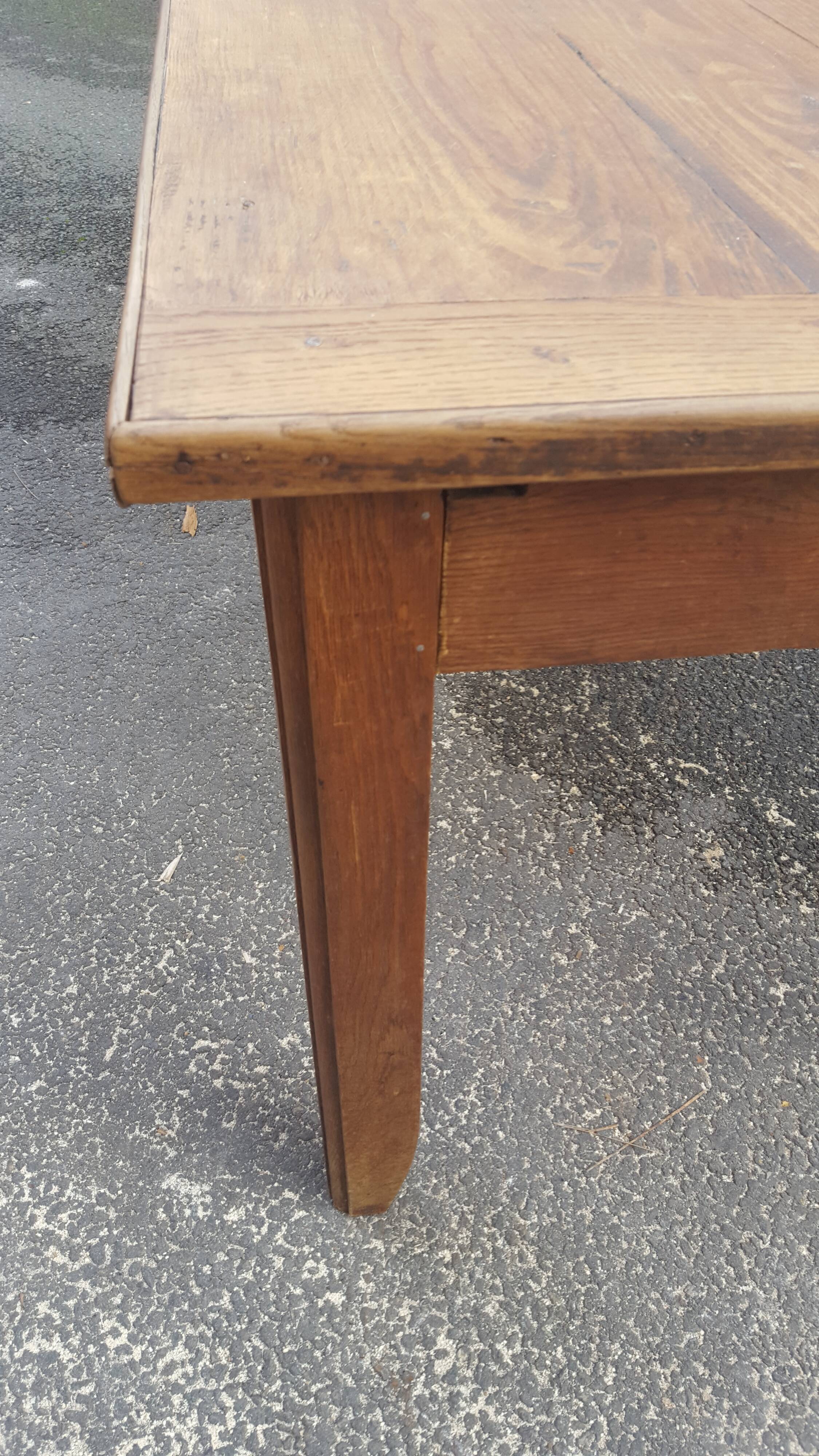 Farm table oak