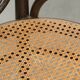 Set of 2 original vintage Thonet design webbing dining chairs with bentwood