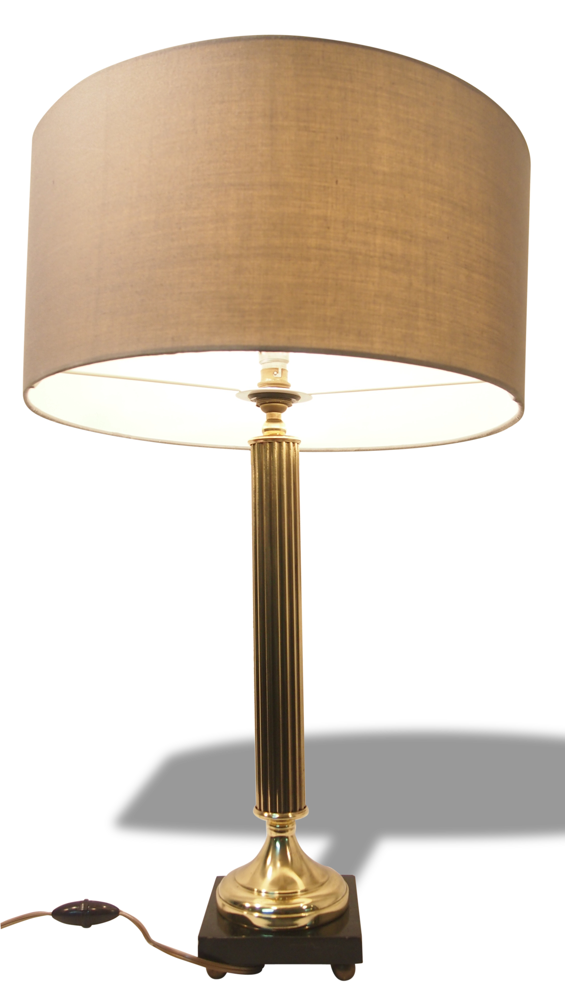 Lamp EMPIRE column Antique Neo Classic Bronze dore marble Table Desk Lamp Column Classical Alabaster