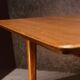 Extendable dining room table model t2 mid-century teak by Tom Robertson for McIntosh 1960s