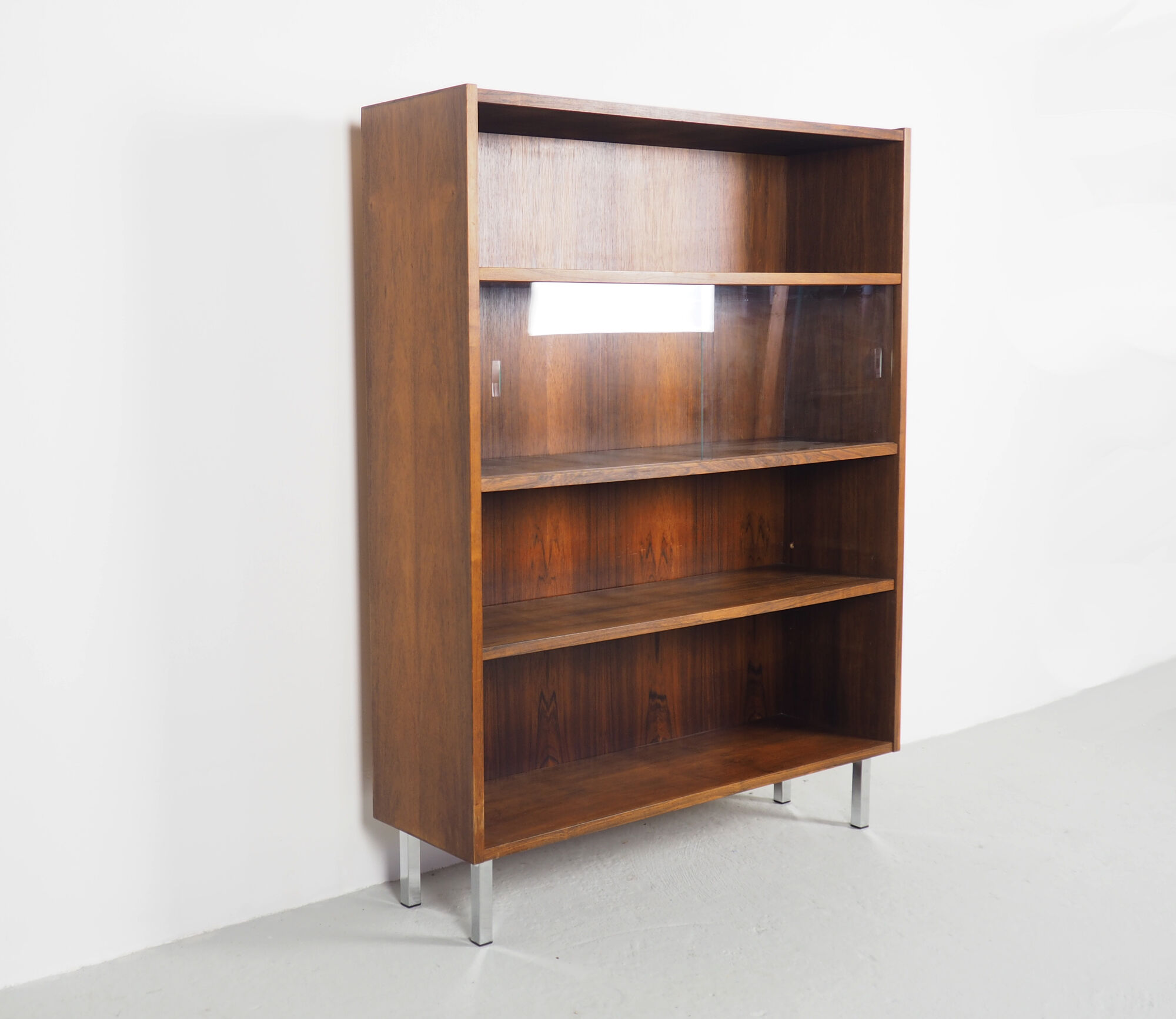 Bookcase with glass 1960