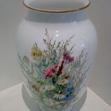 White opaline vase