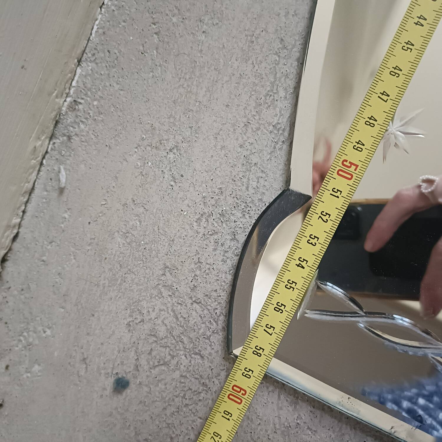 Bevelled Art Deco mirror