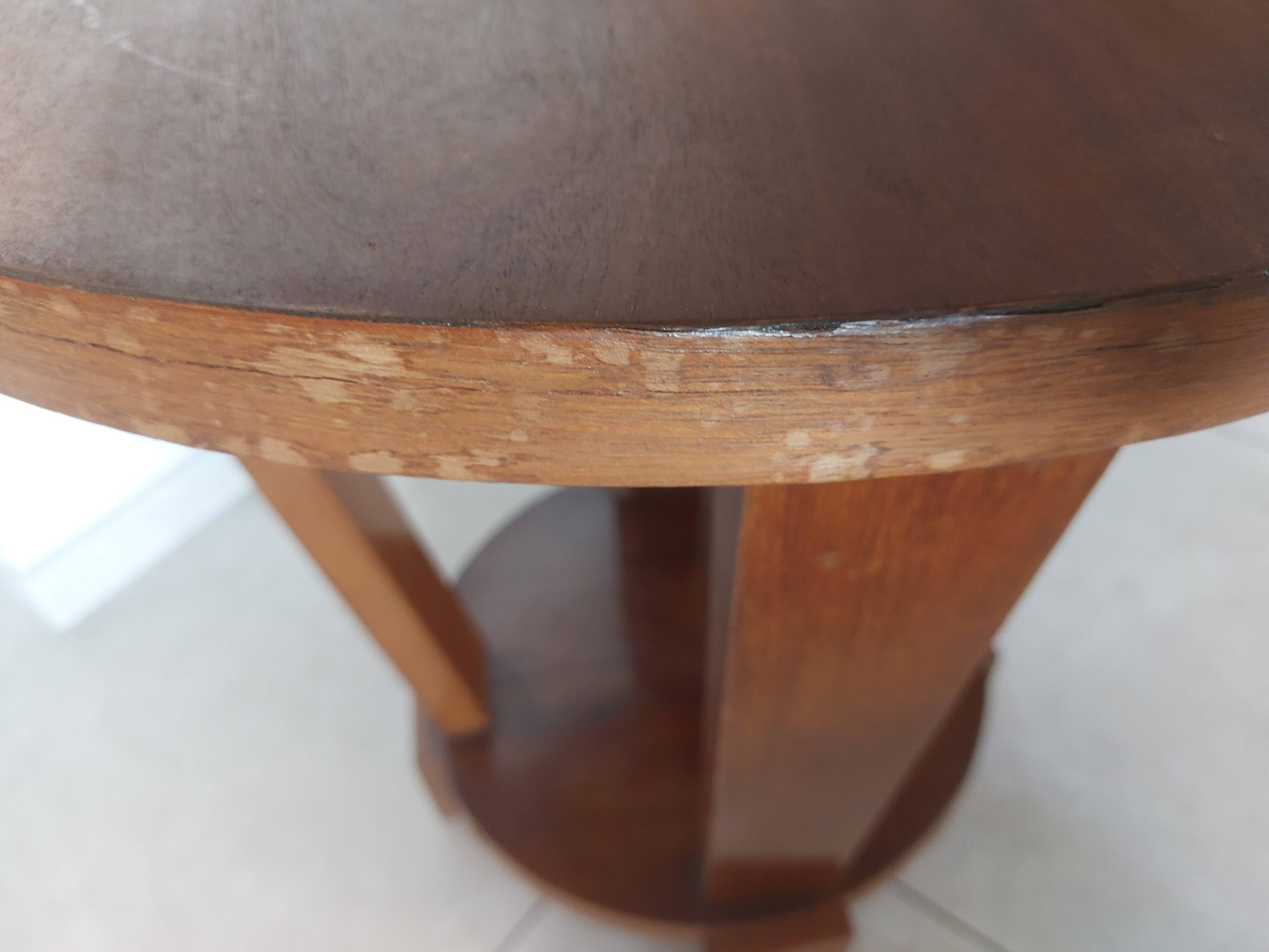 round Art Deco side table