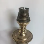Lamp base in brass and marble - 1970s/1980s