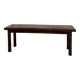 Small 1950s farmhouse table in blond walnut