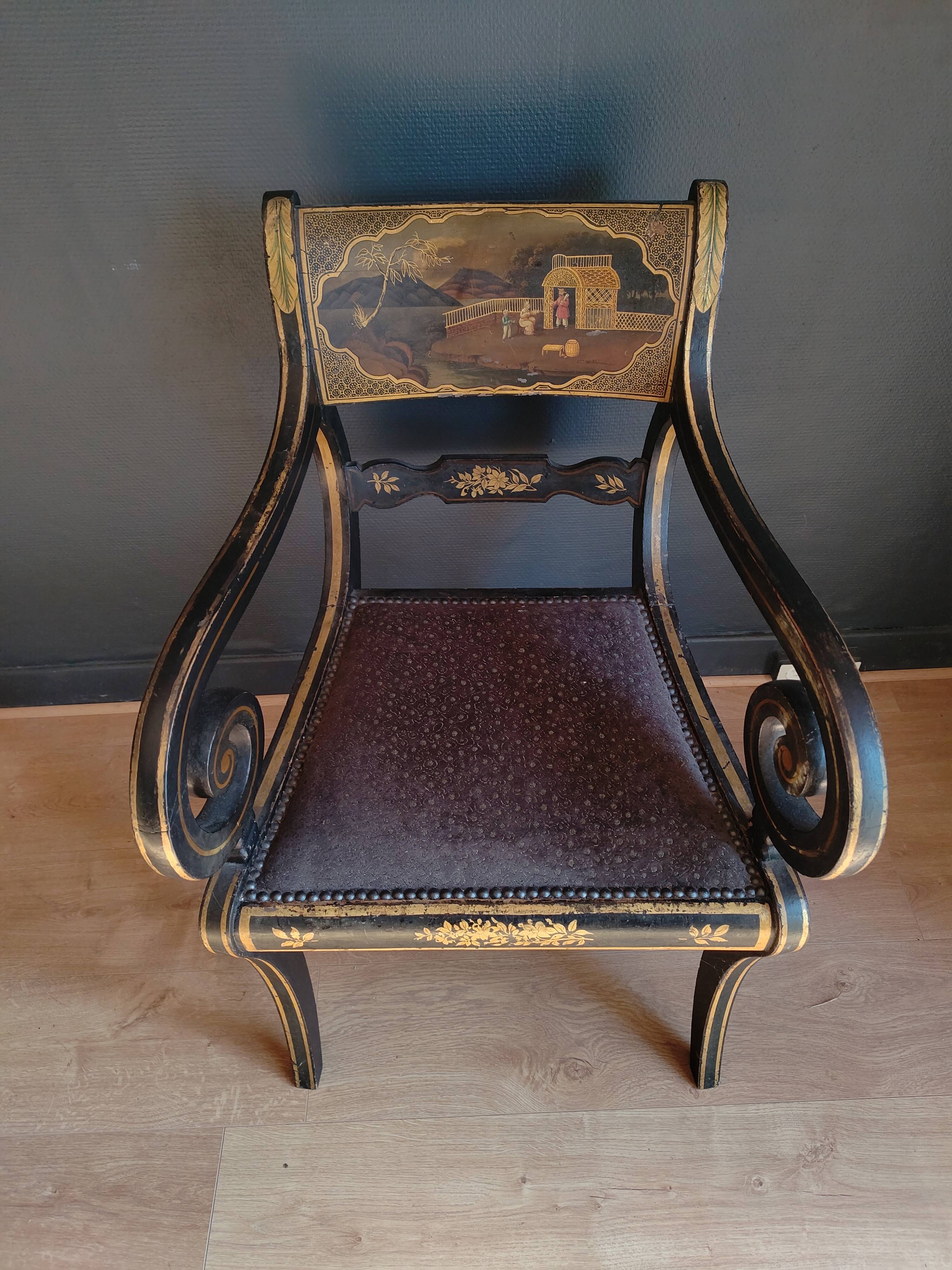 Napoleon III Period Armchair