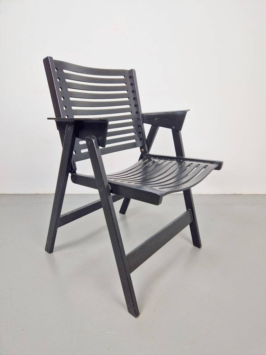 Vintage Black Garden Chair by Niko Kralj for Rex, 1960s