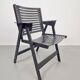 Vintage Black Garden Chair by Niko Kralj for Rex, 1960s