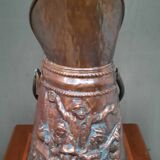 Copper coal bucket