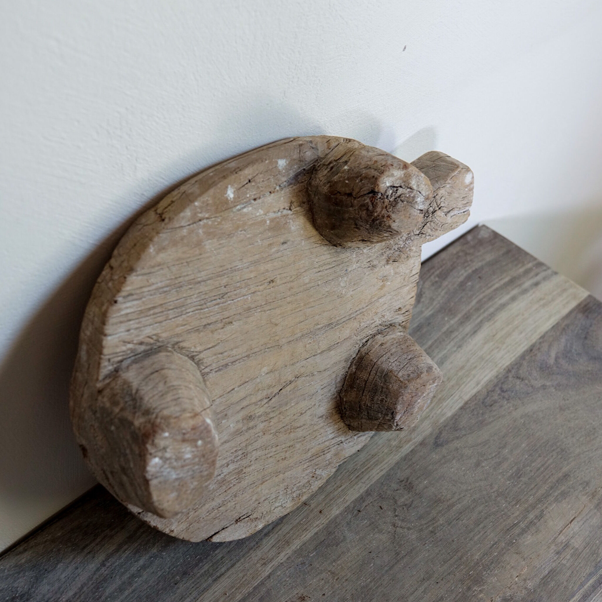 Carved wooden chapatis board