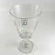 6 crystal wine stemmed glasses