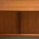 Danish teak tambour door Sideboard by Bernt Petersen 60s