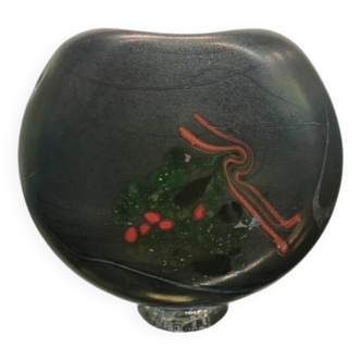 Blown glass vase signed by Robert Pierini
