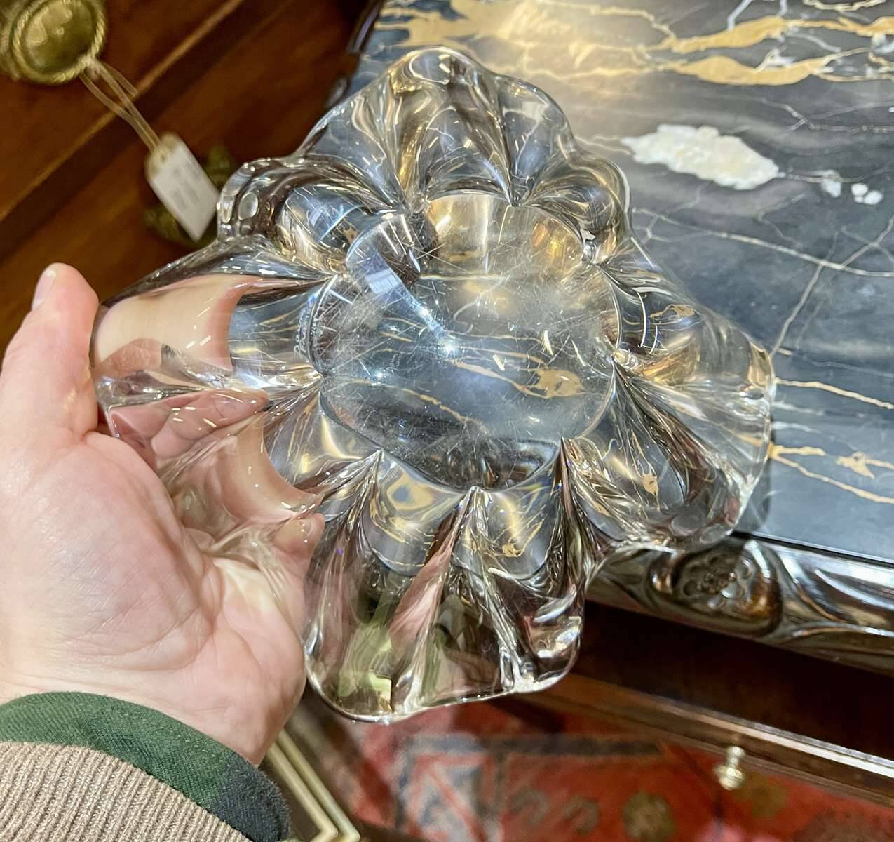 Crystal catchall by daum