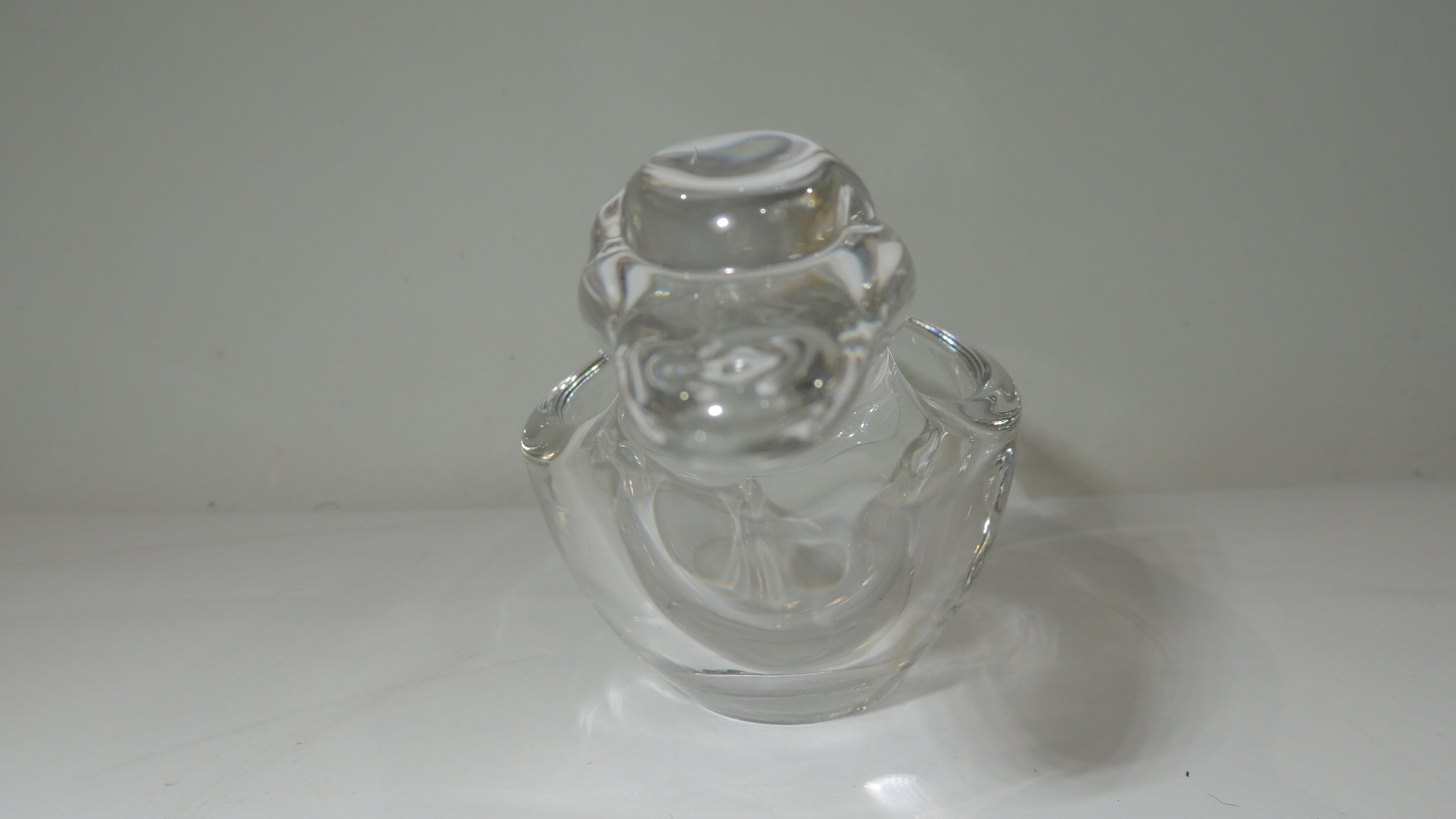 Vide poche « canard » de Vannes cristal vintage