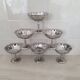 6 Coupes à dessert en inox