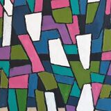 Abstract composition 70's by Robert de FERAUDY 1979