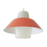 Small danish design 1960s mid century plastic+metal hanging