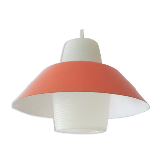 Small danish design 1960s mid century plastic+metal hanging