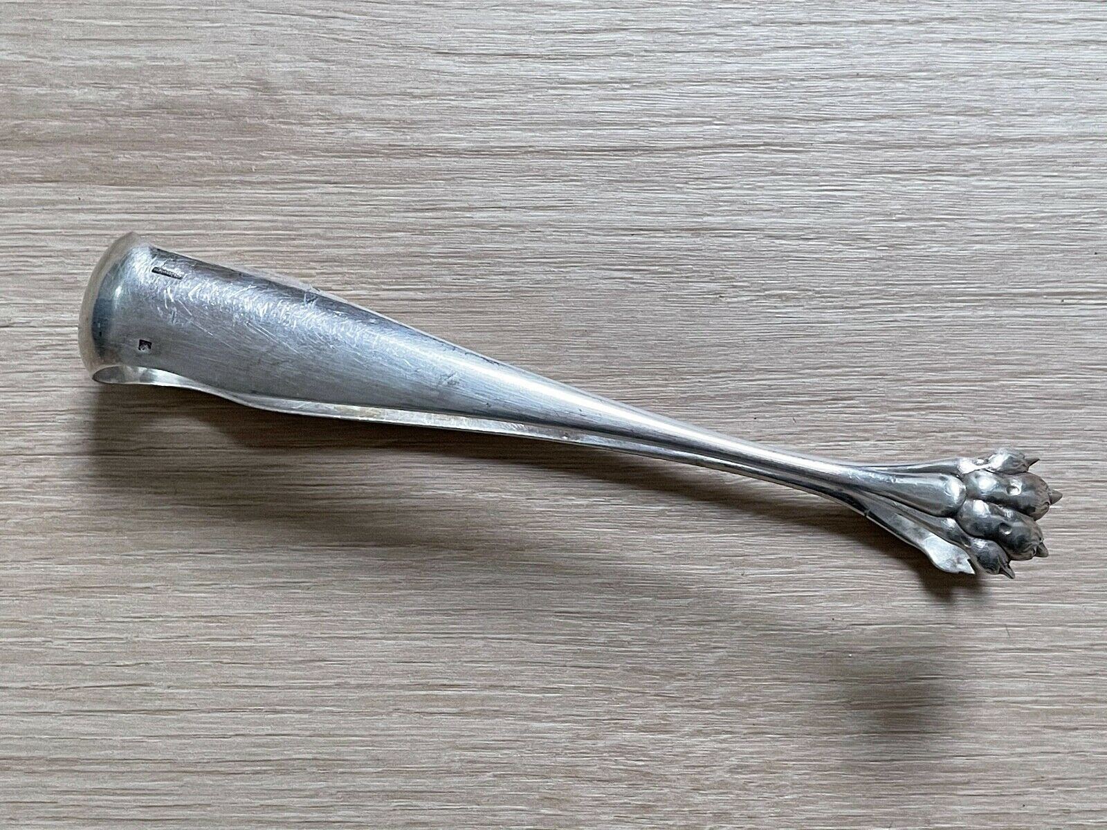 Silver Metal Sugar Clamp Christofle Model Lion's Paw