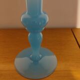Blue opaline soliflore vase