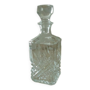Carafe a whisky en cristal taille