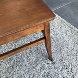 Square wooden table