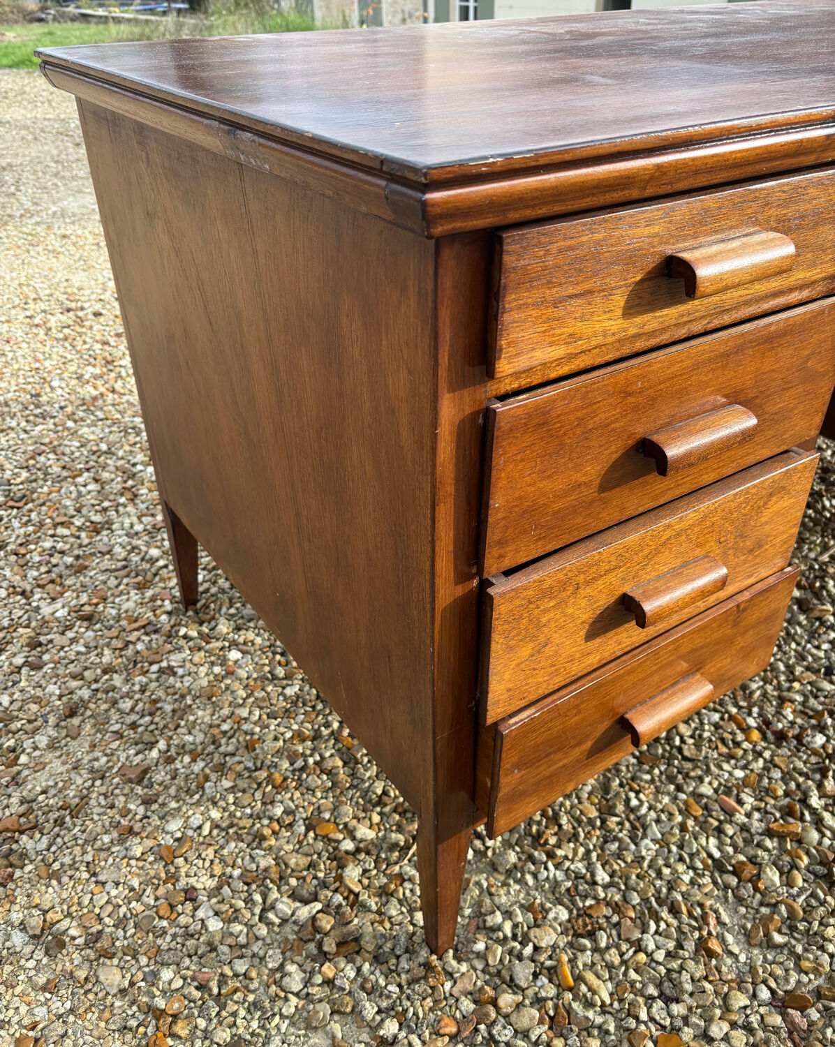 Scandinavian style wooden desk