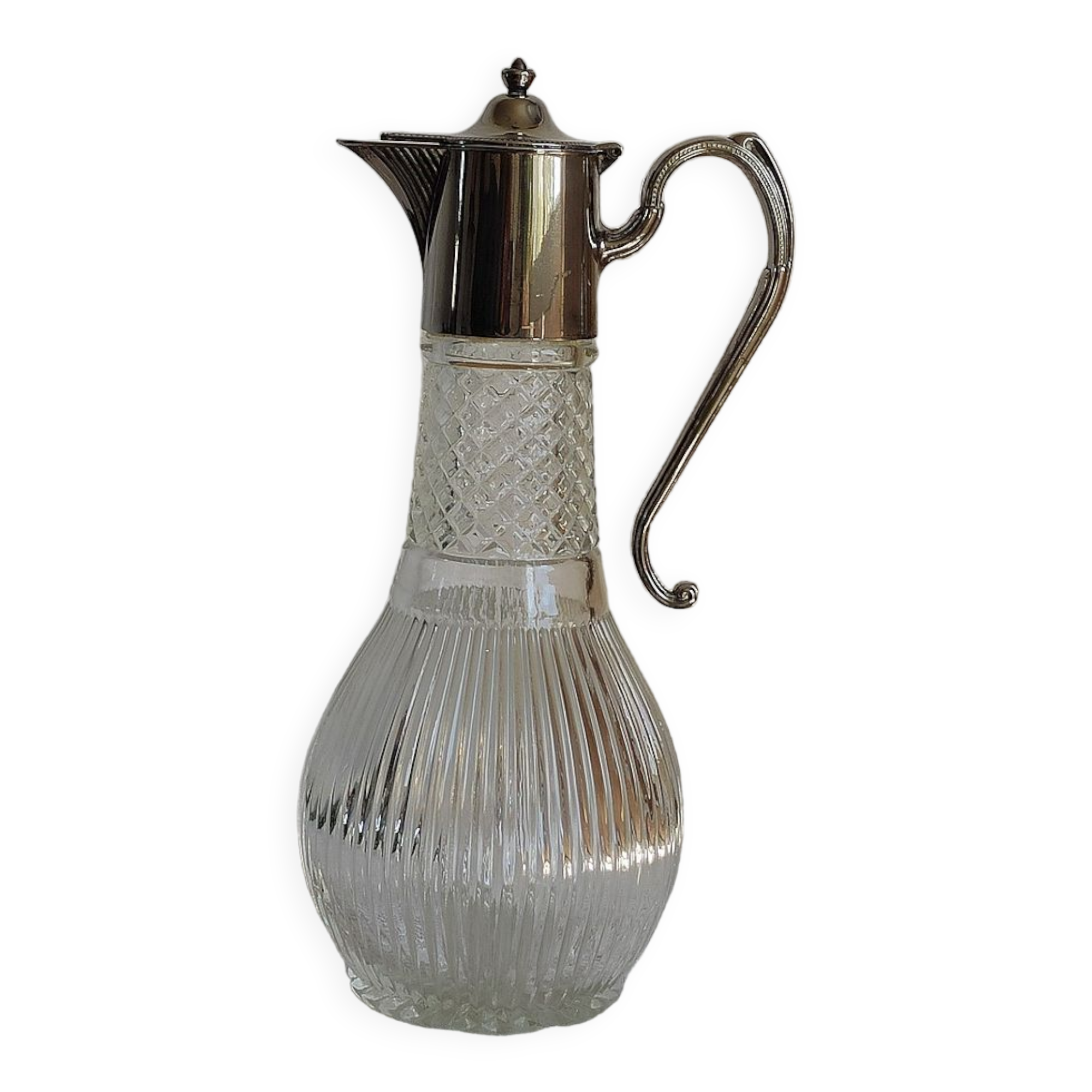 Glass ewer