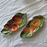 2 ceramic appetizer plates