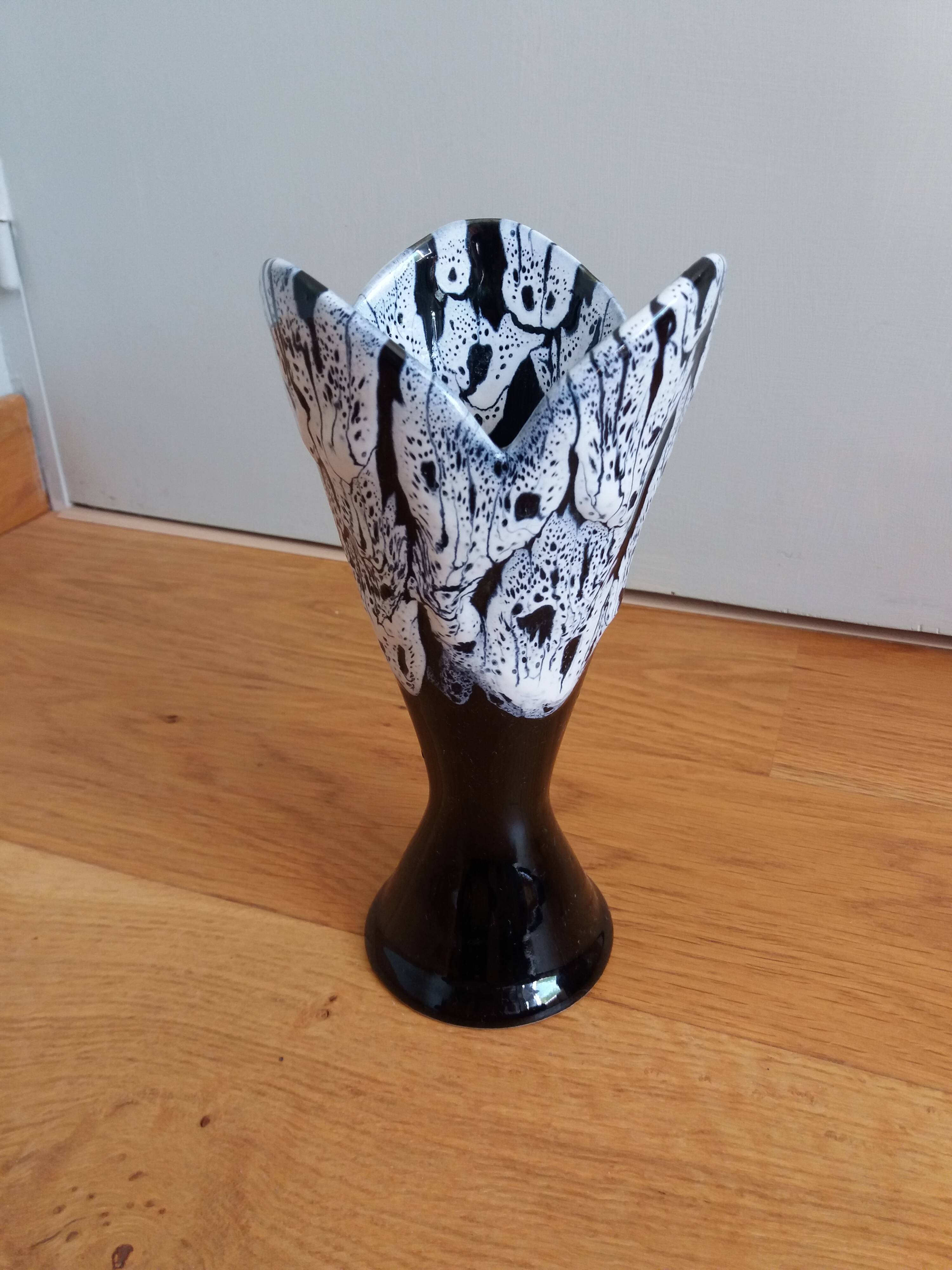 Vase céramique grès flammé