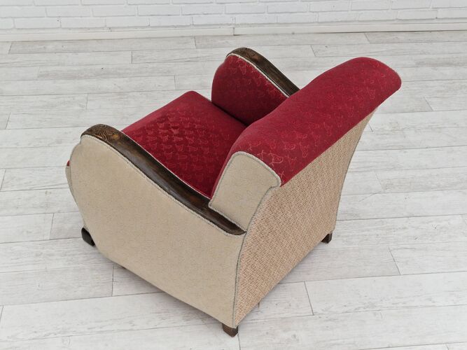 1950s, scandinavian art deco chairs, original condition